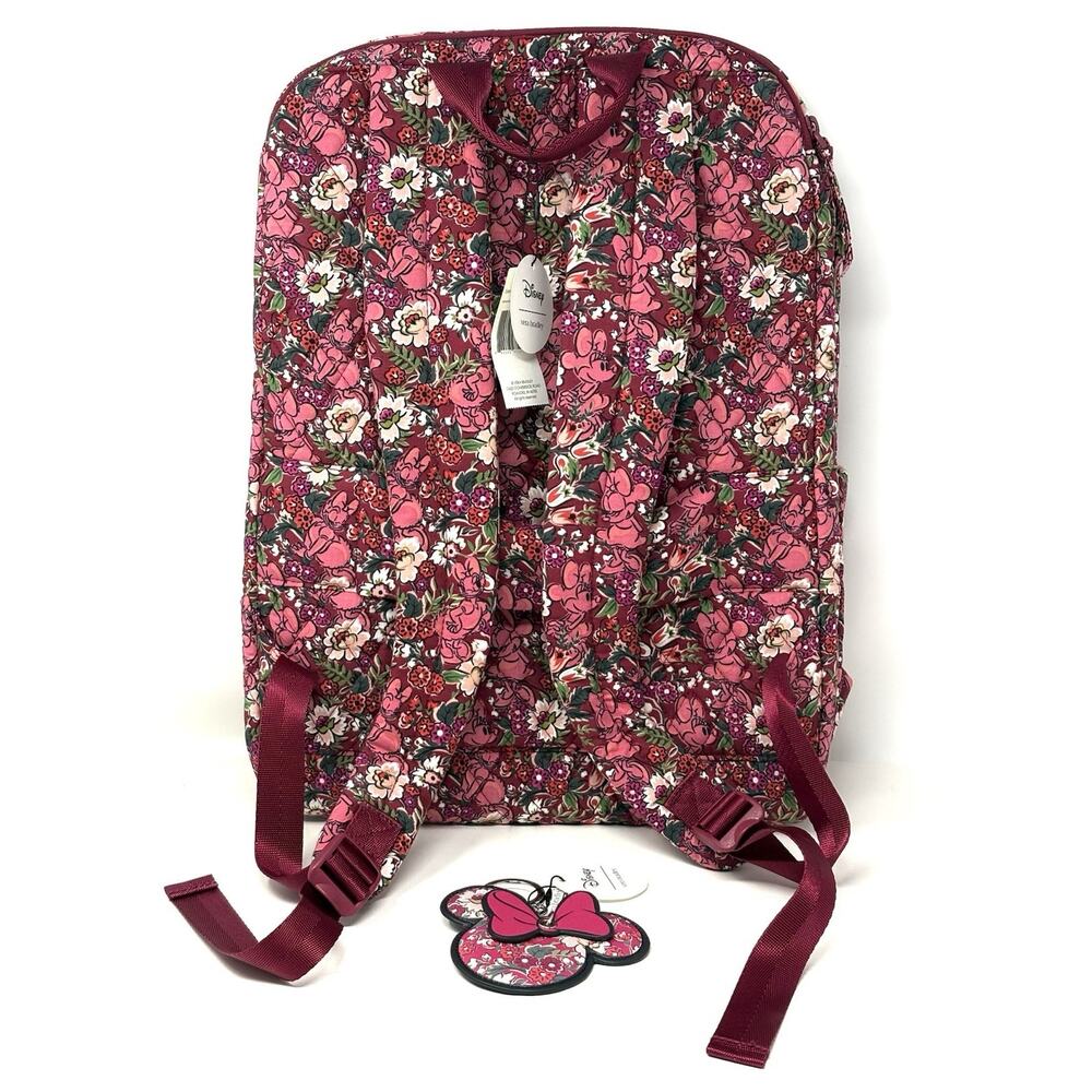 Vera Bradley Minnie Mouse Daisy Duck Hidden Hearts Lrg Backpack Bag Charm EXACT - Picture 14 of 16